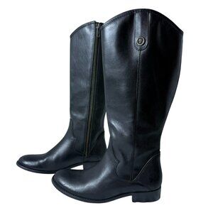 Frye “Melissa” Black Leather Riding Boots Tall Equestrian Boots | Size 6.5 | EUC